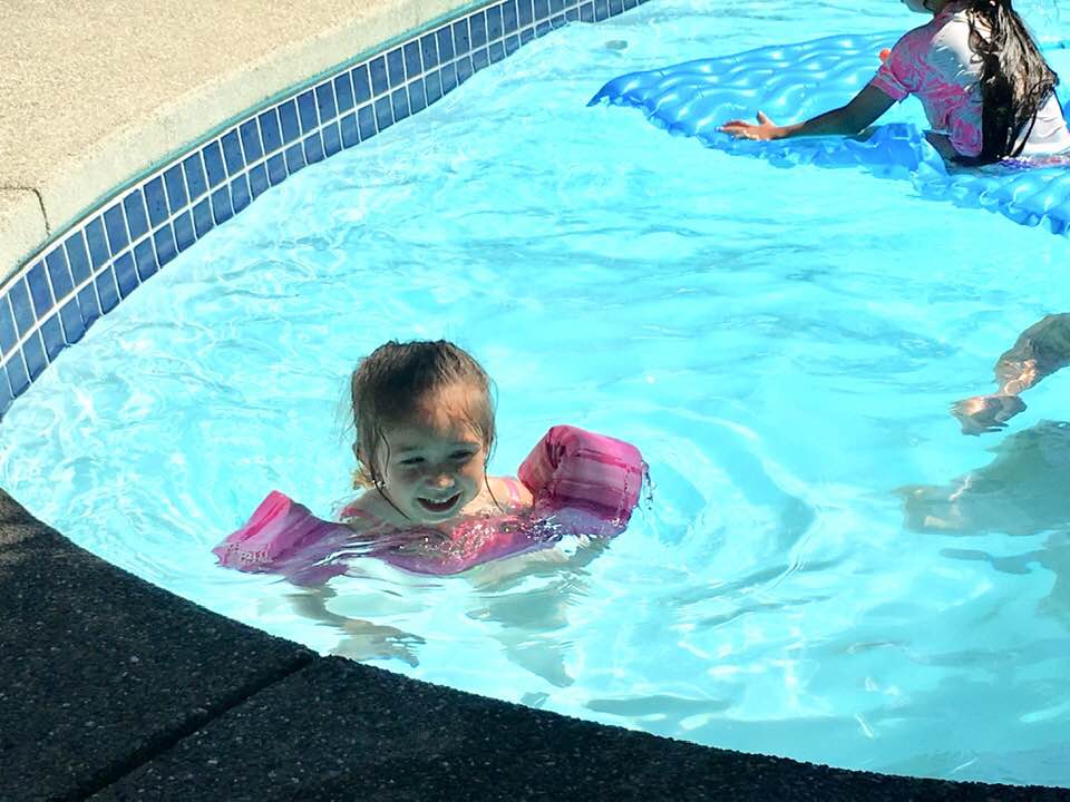 Child Swimming